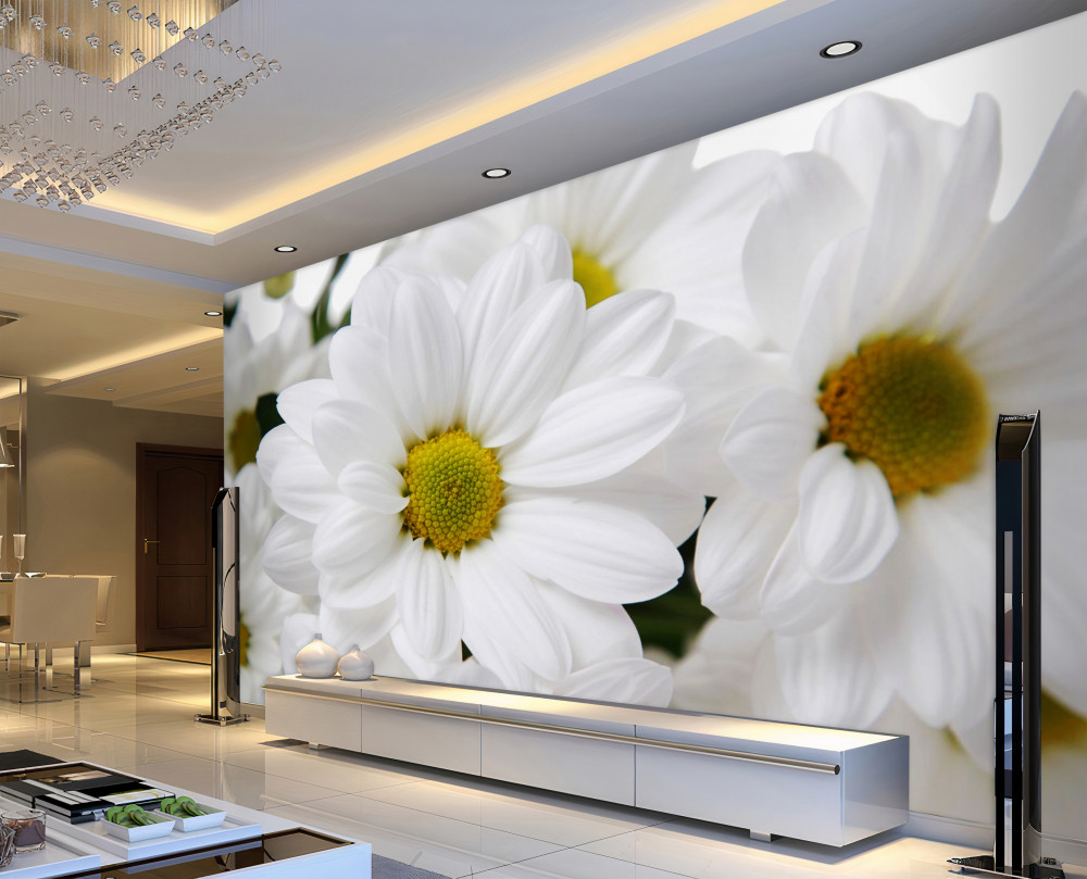 Fototapeta bukiet białych chryzantem