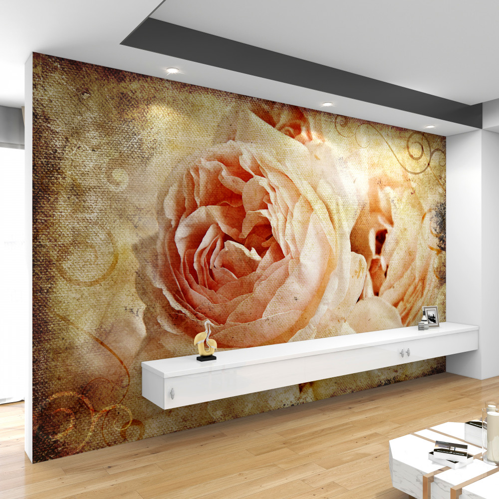 Fototapeta róże w stylu vintage