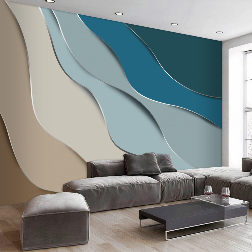 Fototapeta pastelowe kolory wybrzeża morskiego