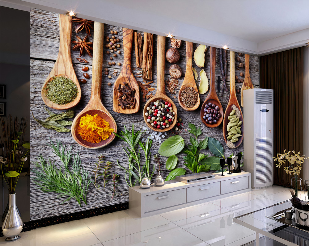 Fototapeta kolorowe aromatyczne przyprawy