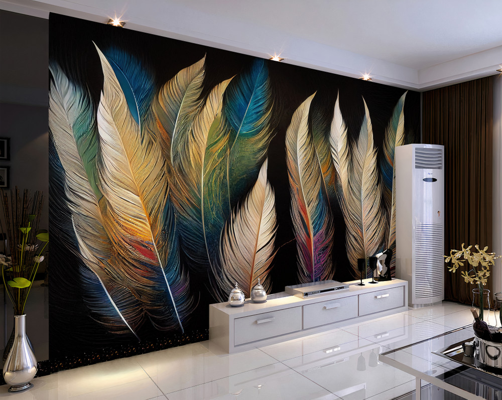 Fototapeta skład ptasich piór