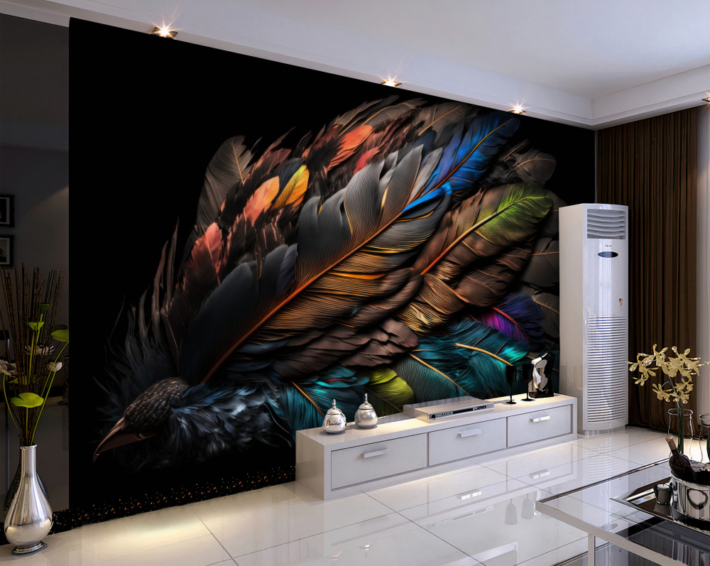 Fototapeta kolorowe upierzenie ptaków