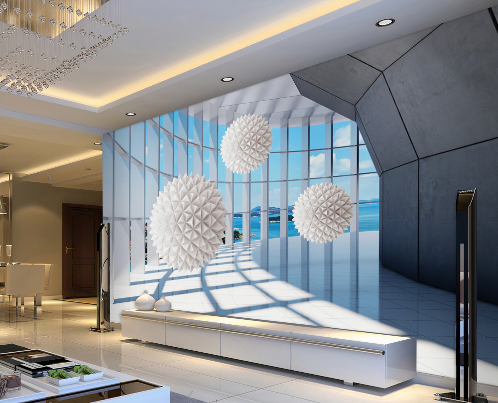 Fototapeta kolczaste kule w korytarzu wzrokowym