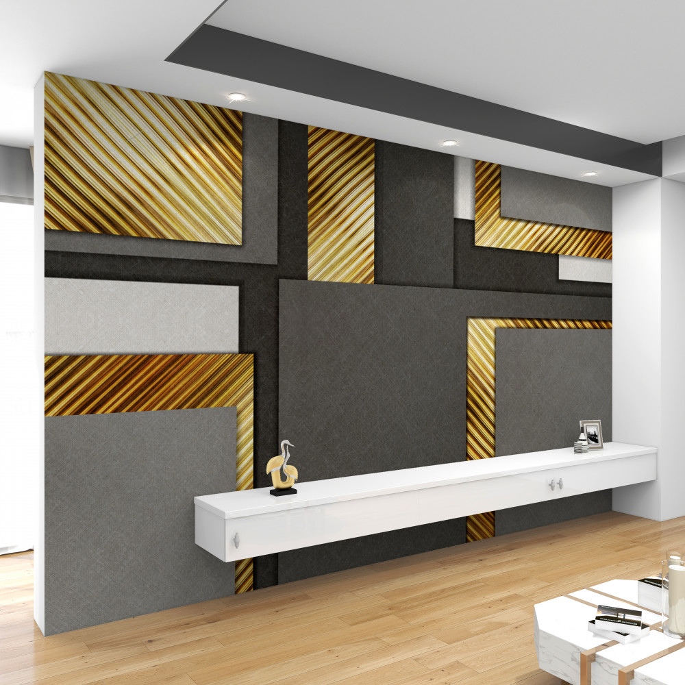 Fototapeta złoty podział między prostokątami