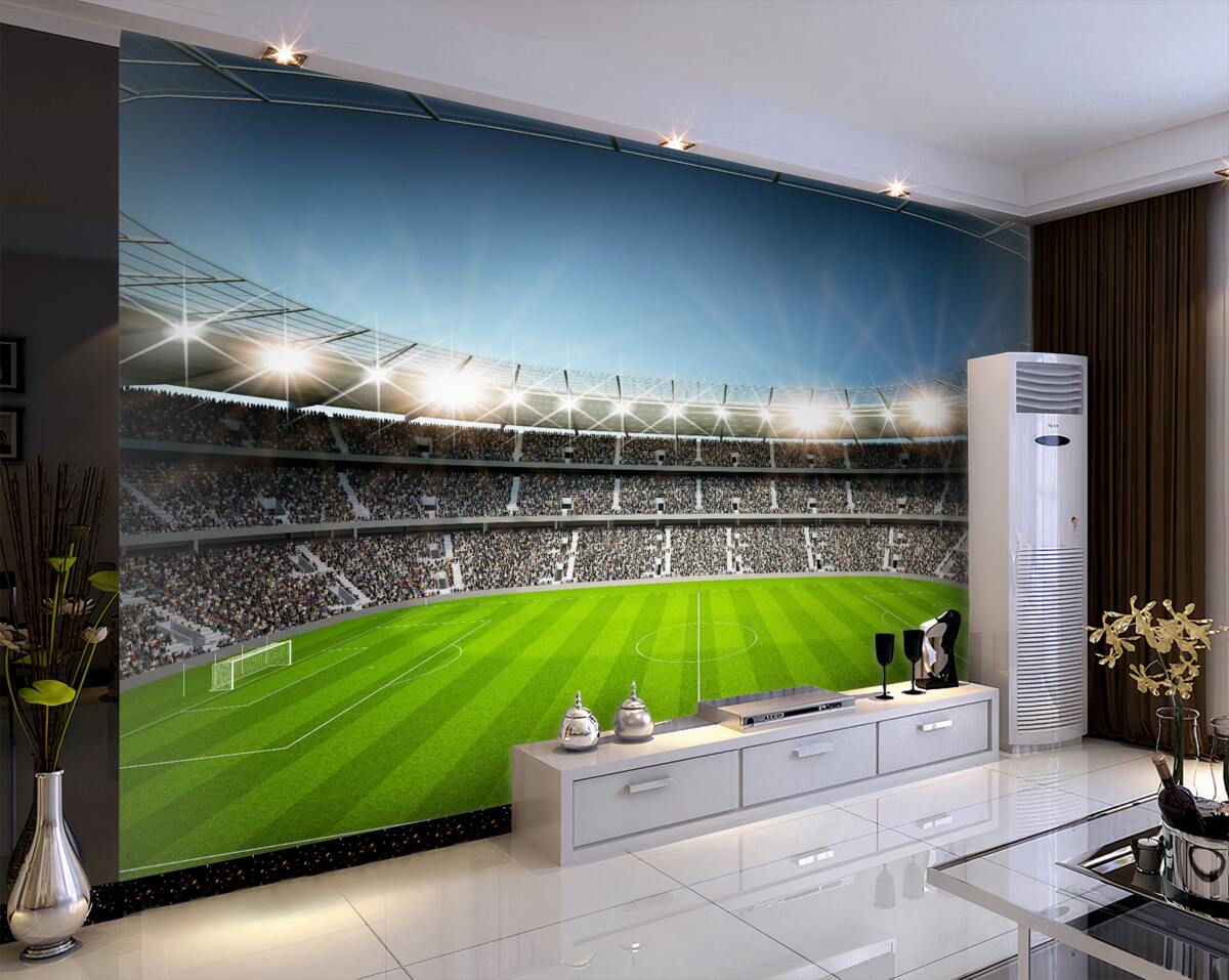 Fototapeta Arena piłkarska z widzami