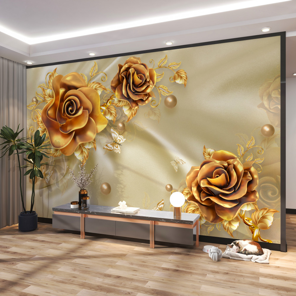 Fototapeta ciemnobrązowe róże