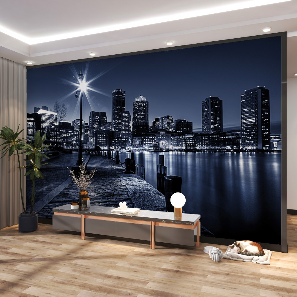 Fototapeta puste nabrzeże miasta