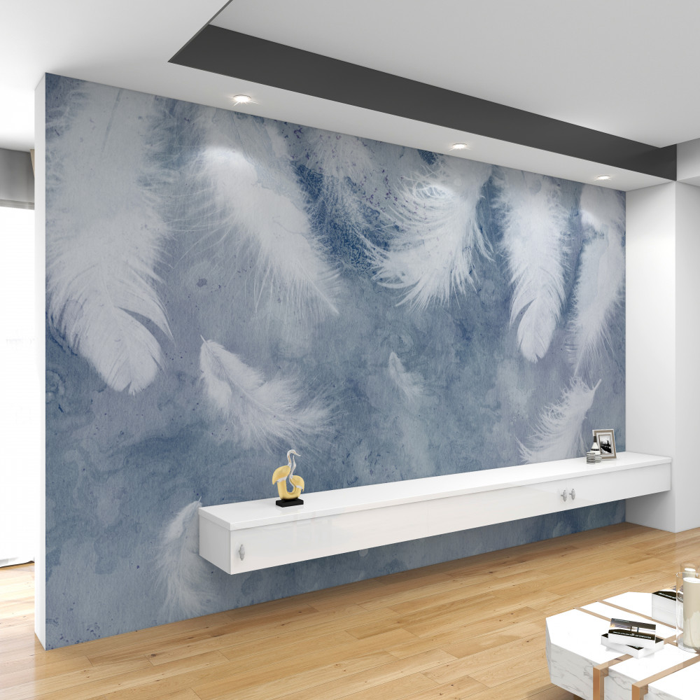 Fototapeta delikatne puszyste piórka