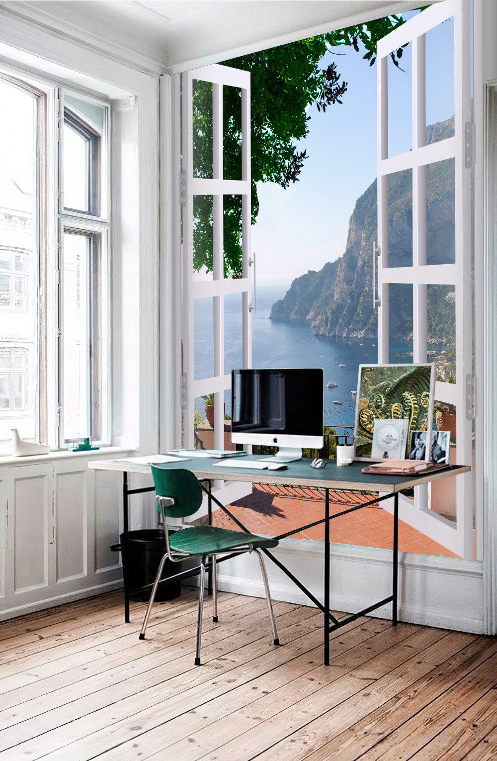 Fototapeta balkon z dostępem do natury