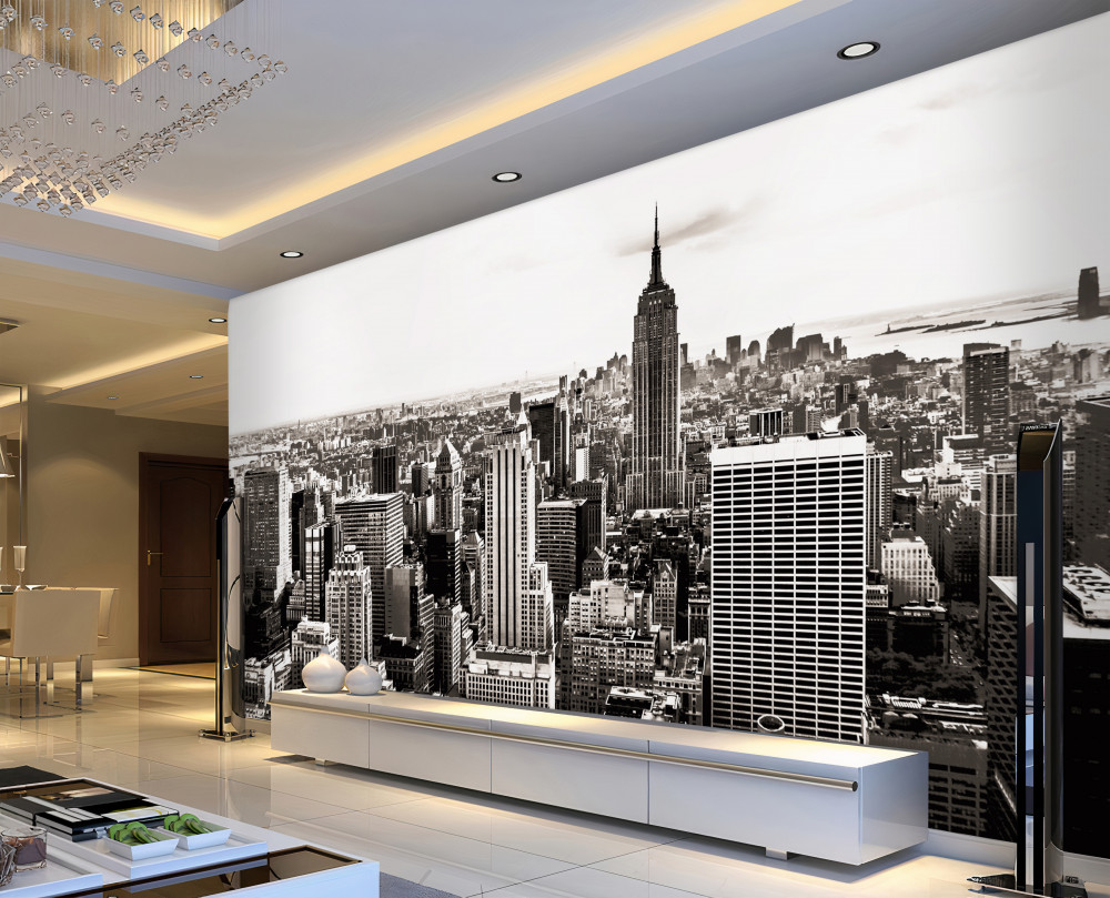 Fototapeta retro panorama Manhattanu