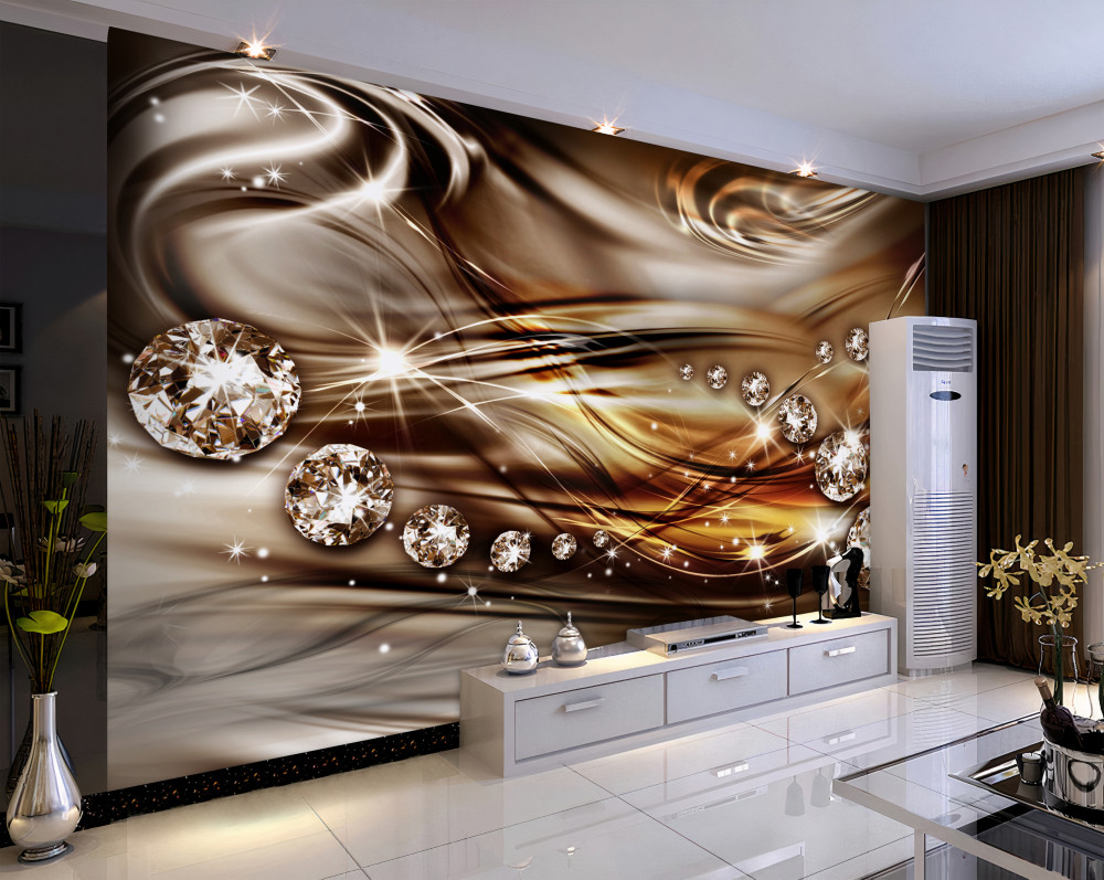 Fototapeta biżuterię ze złota i diamentów