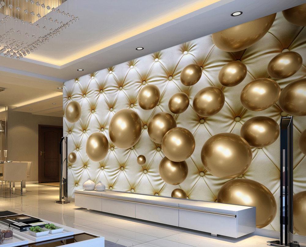 Fototapeta złote koraliki na skórze