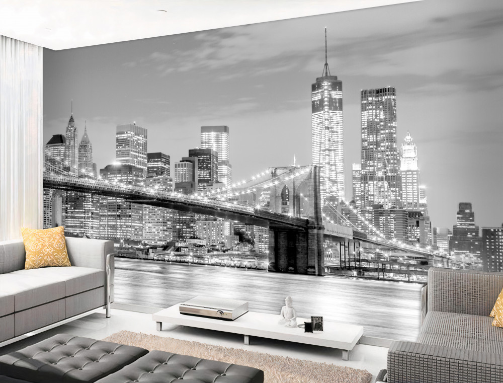 Fototapeta Most Brookliński na tle metropolii