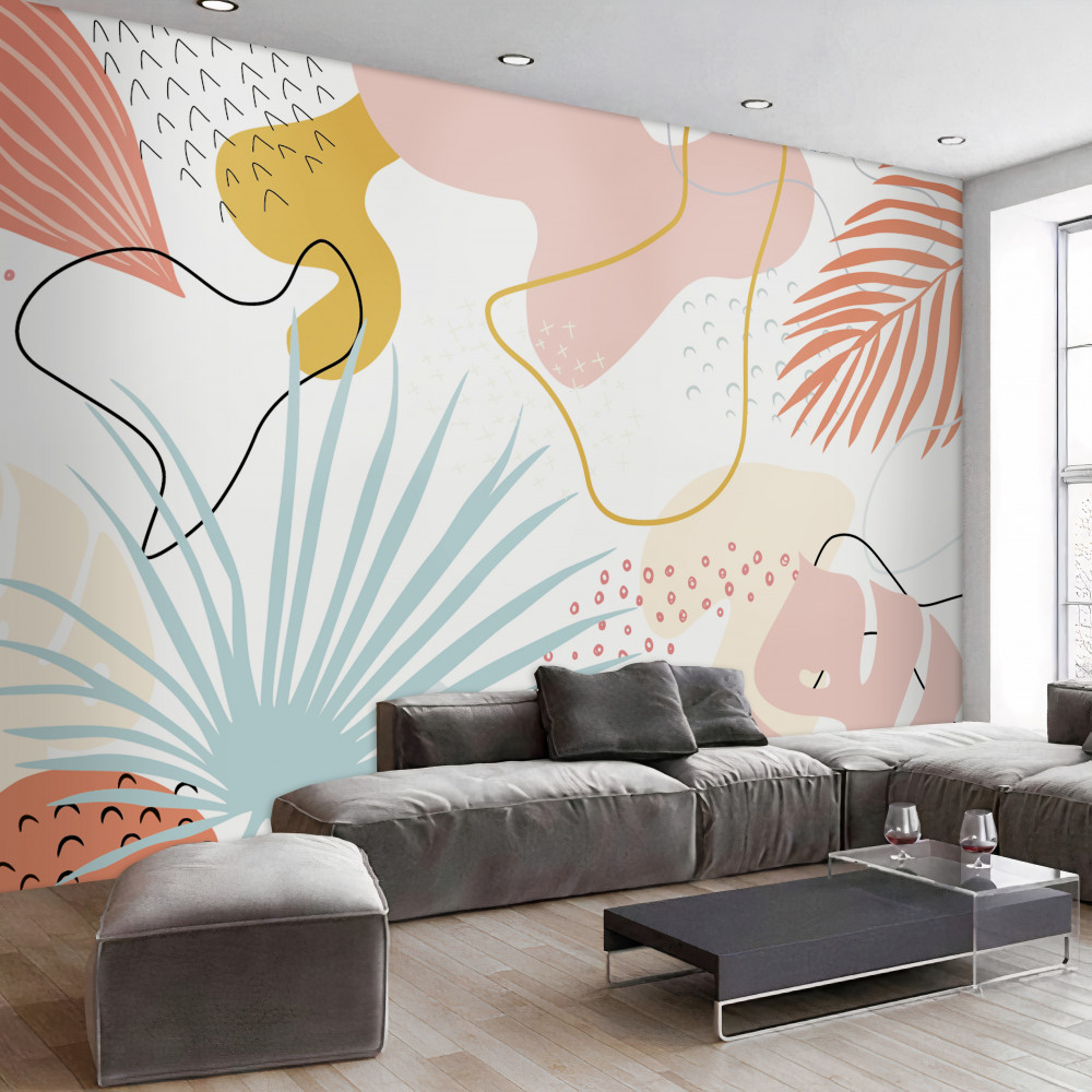 Fototapeta abstrakcja roślinności tropikalnej