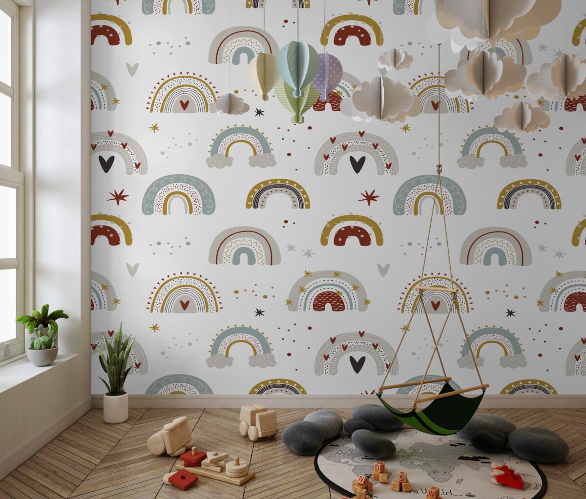 Fototapeta Różne abstrakcyjne tęcze