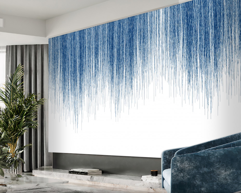 Fototapeta abstrakcyjny niebieski szum