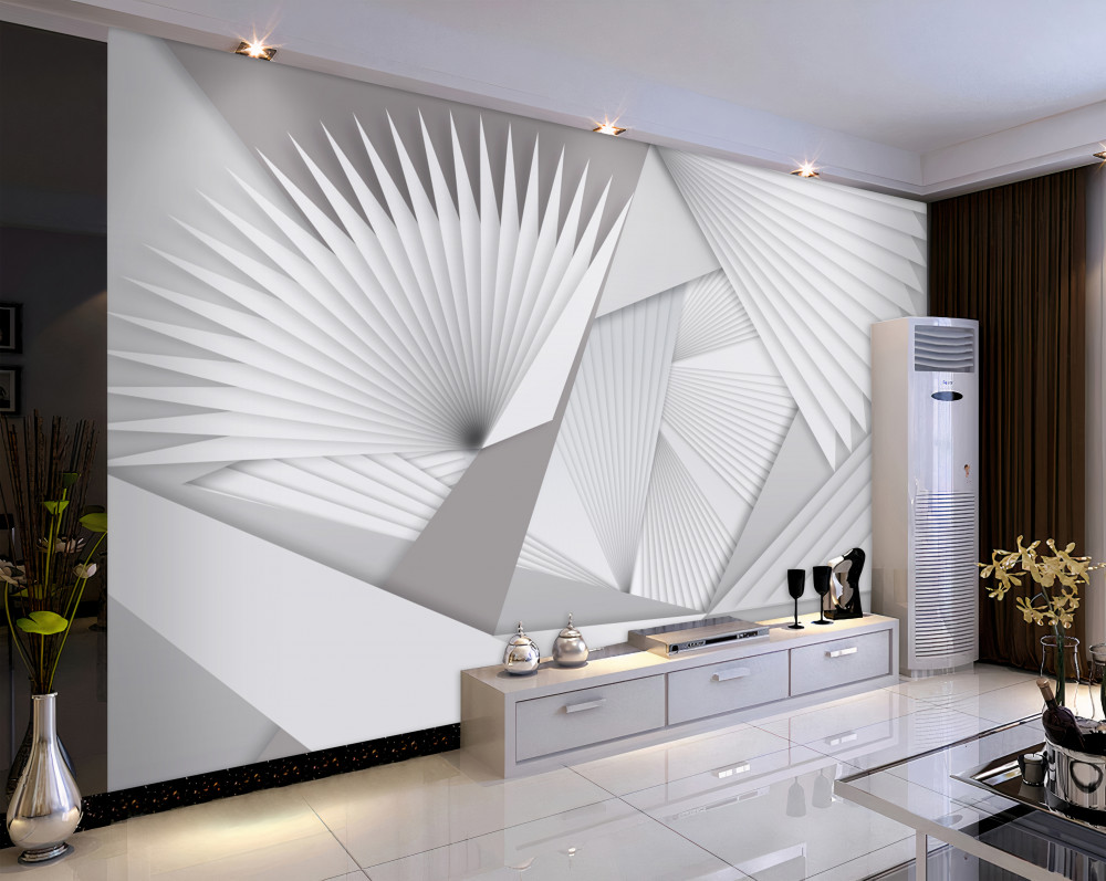 Fototapeta geometryczne kształty w perspektywie