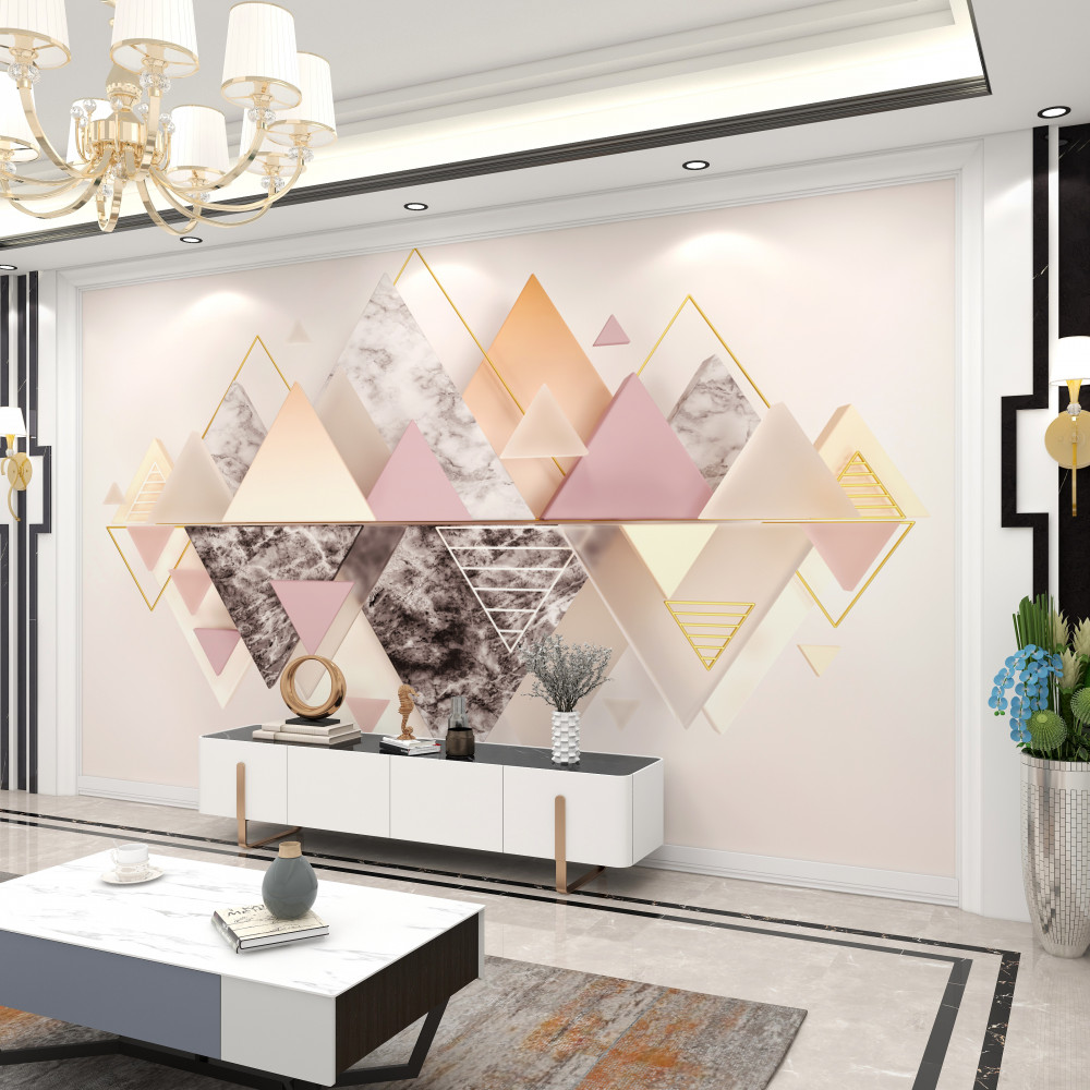 Fototapeta różowe kolory jesiennego lasu w odbiciu wody