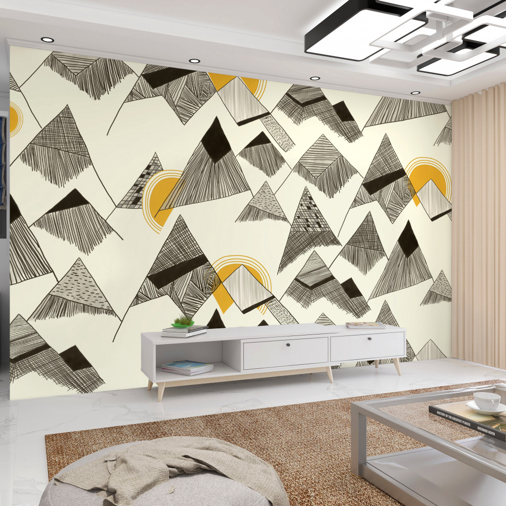 Fototapeta ostre szczyty i szczyty gór