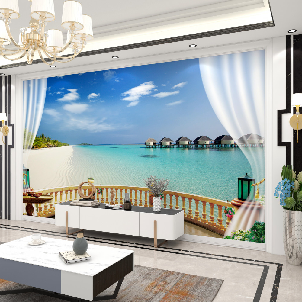 Fototapeta weranda z widokiem na ocean