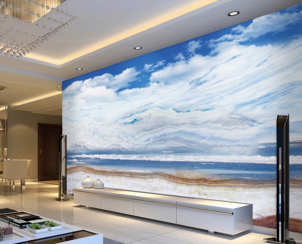 Fototapeta piaszczysta plaża i spokojne morze