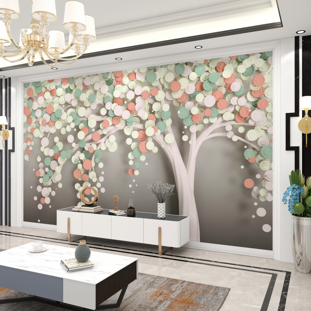 Fototapeta jesienne liście na drzewie