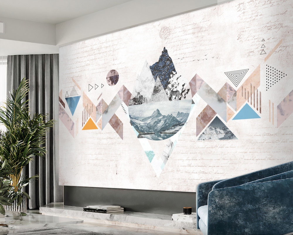 Fototapeta przechwytując szalejącą wodę zimą