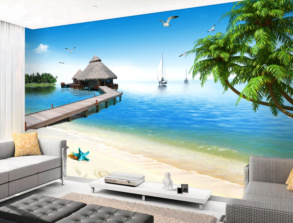 Fototapeta spokojna zatoka na wyspie