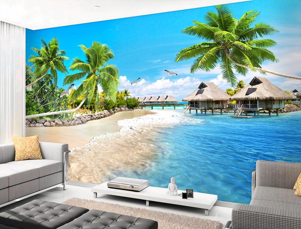 Fototapeta altanki na wodzie przy morzu