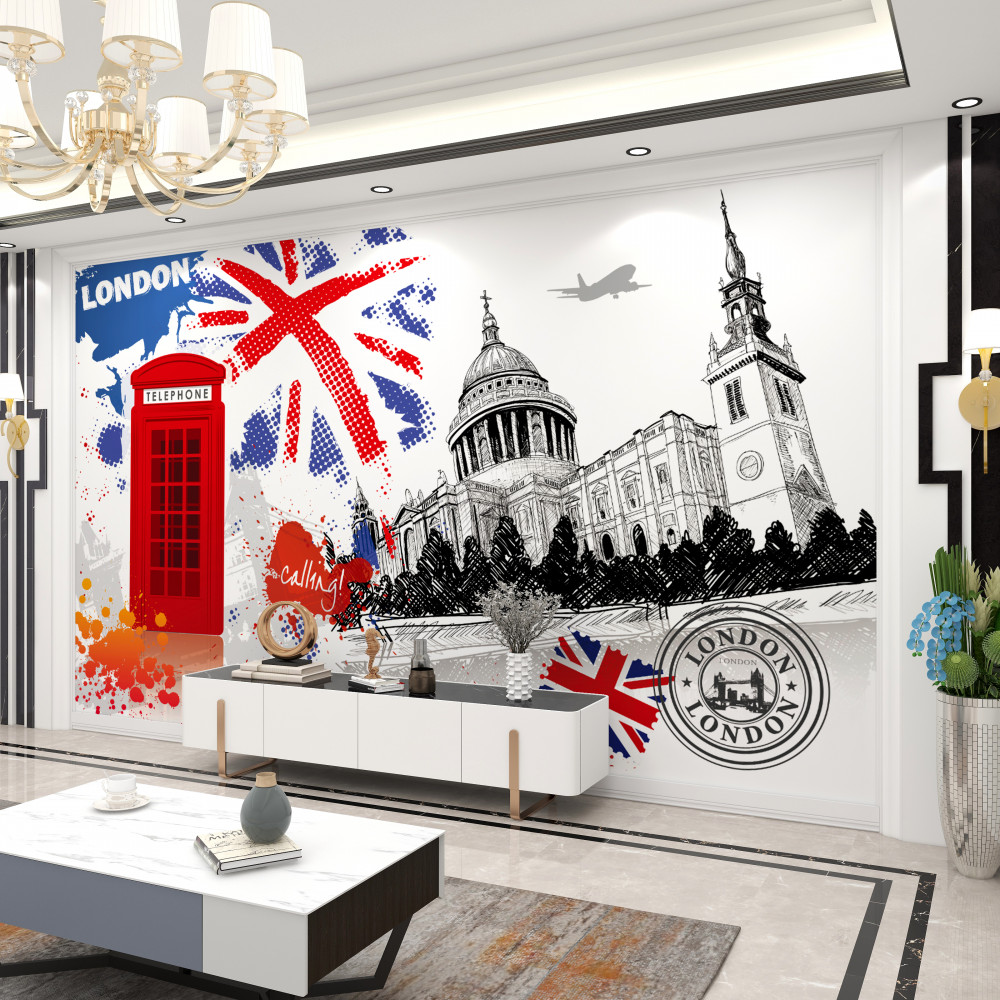 Fototapeta błyszcząca wizytówka Londynu