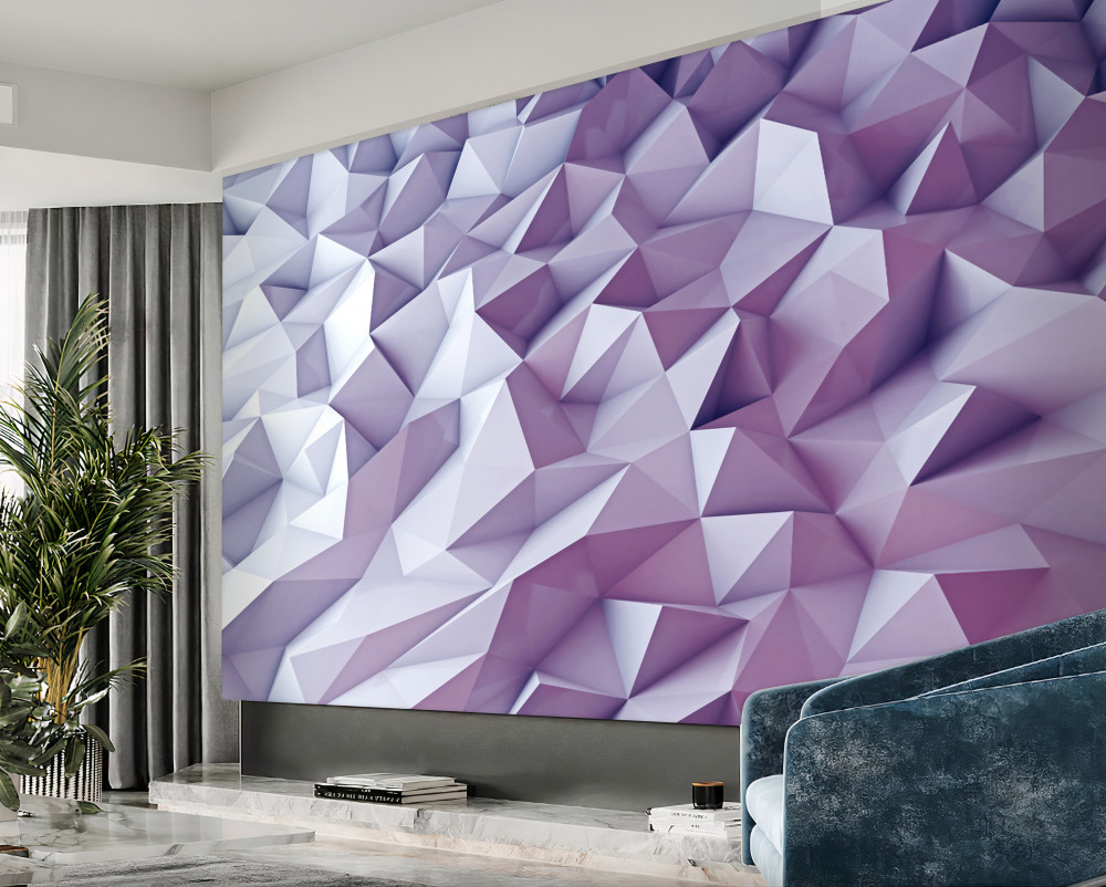 Fototapeta abstrakcyjne trójkąty gradientowe