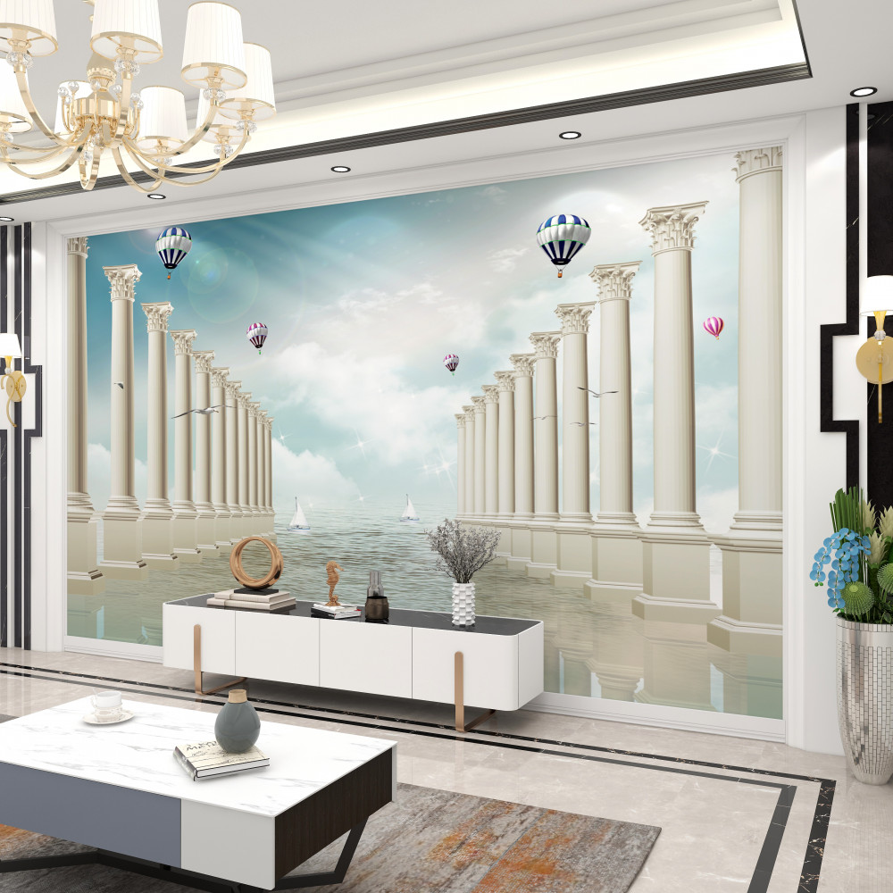 Fototapeta Egipskie łuki na błękitnym niebie