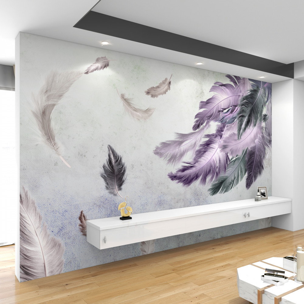 Fototapeta lot delikatnych piór