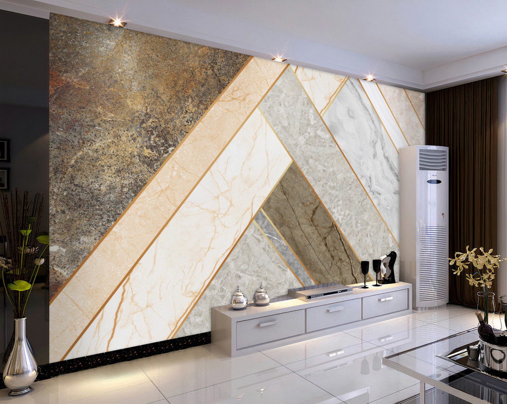 Fototapeta jasna mozaika na marmurze