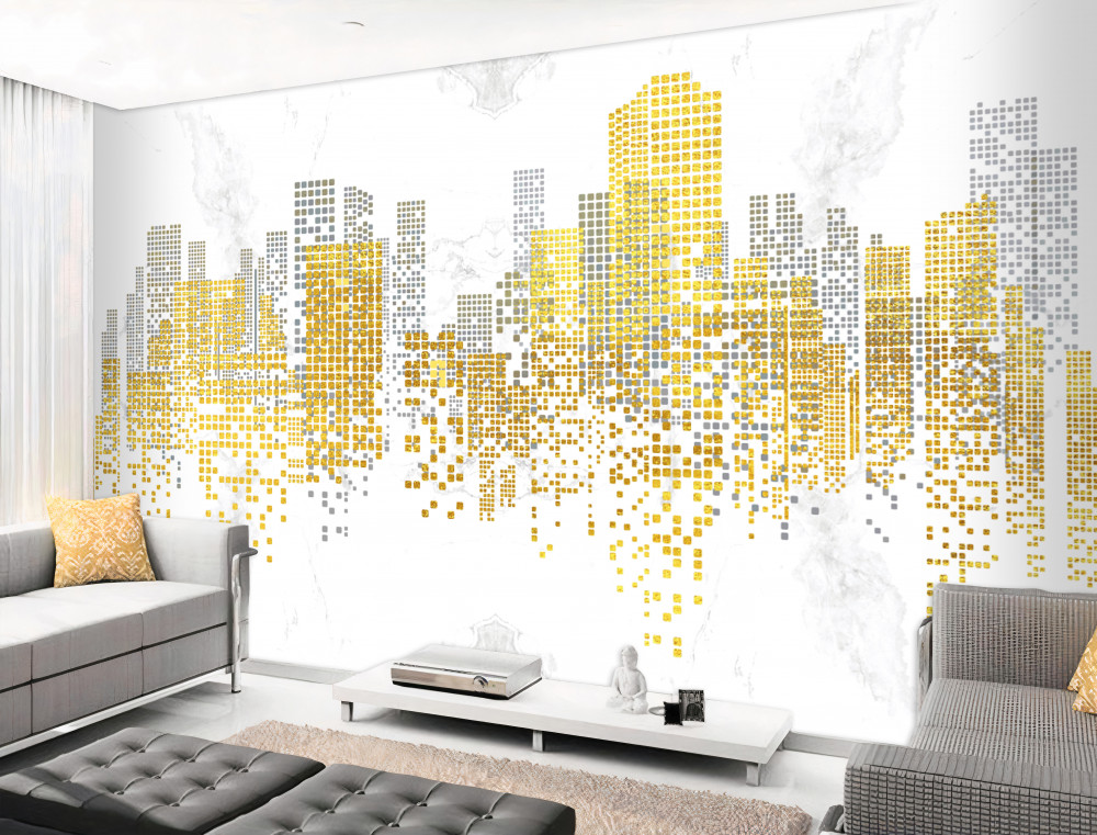 Fototapeta wektor budynków miejskich