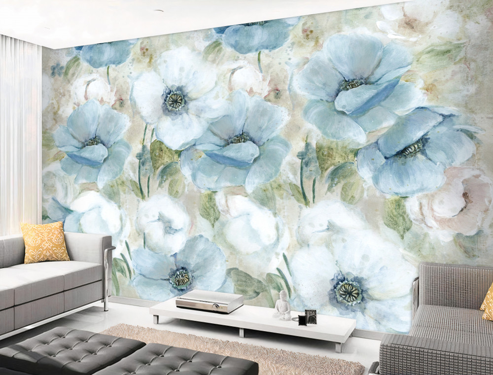 Fototapeta delikatność makowego łoża