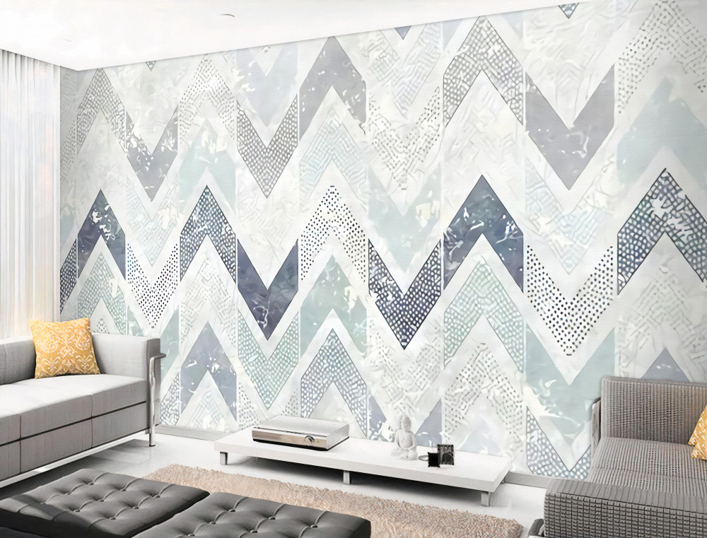 Fototapeta zimne zygzaki