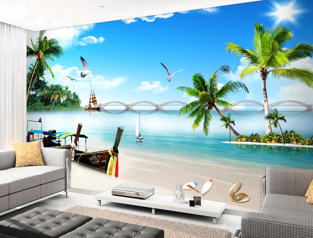 Fototapeta molo na bezludnej wyspie