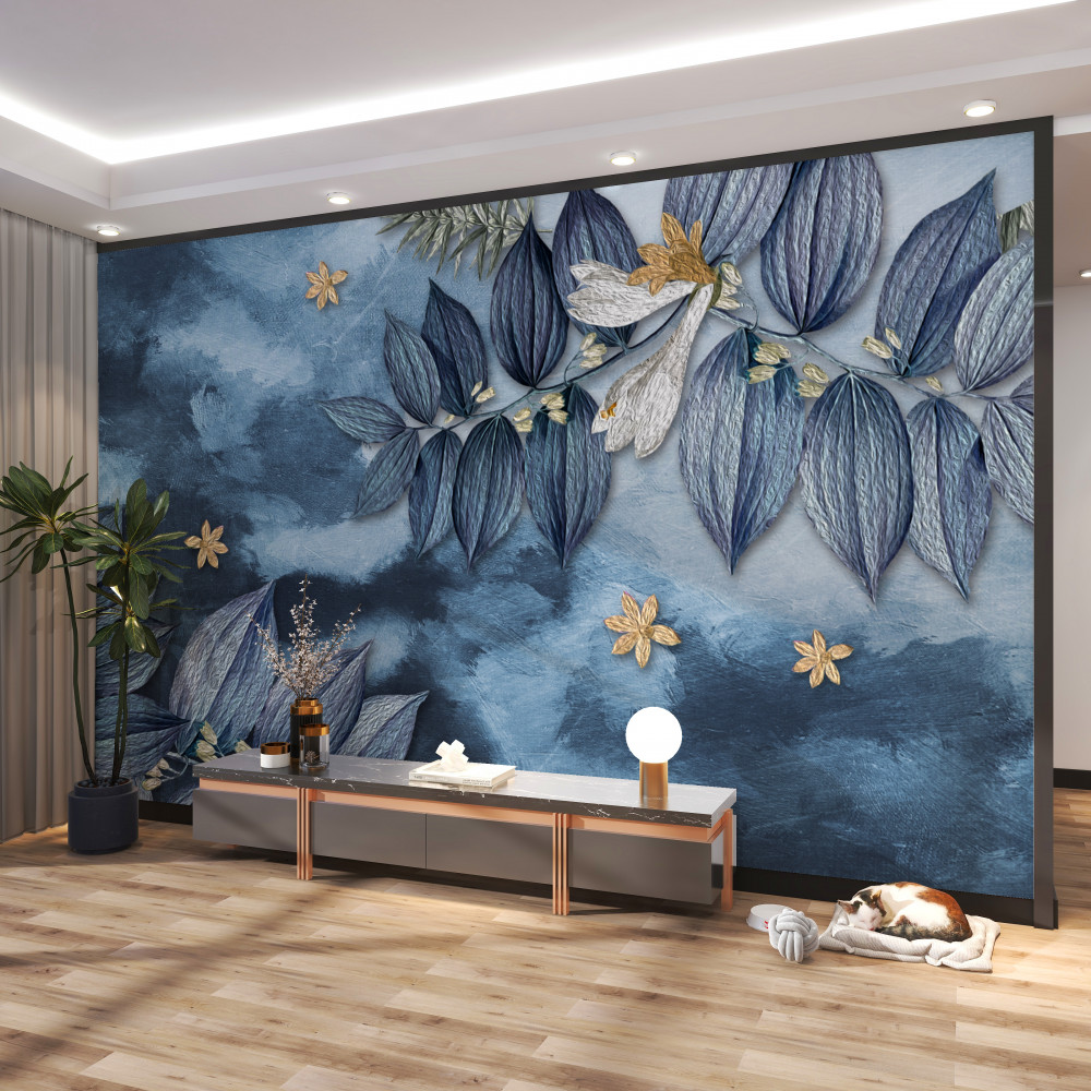 Fototapeta pochmurna noc w lesie deszczowym