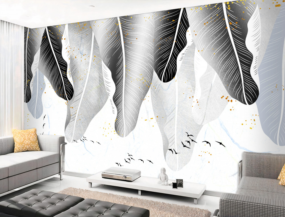 Fototapeta tropiki w grafice