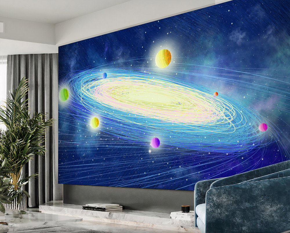 Fototapeta obrót planet wokół Słońca