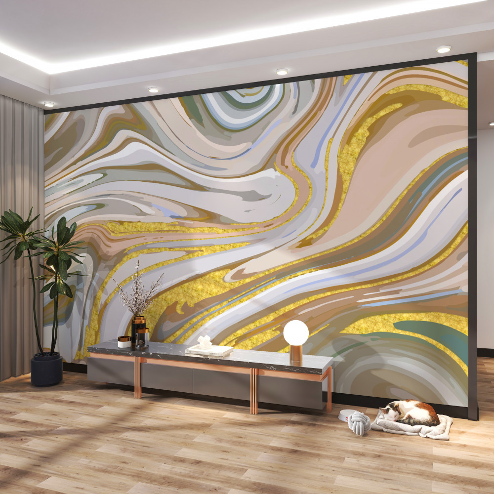 Fototapeta przepływ piasku podczas burzy