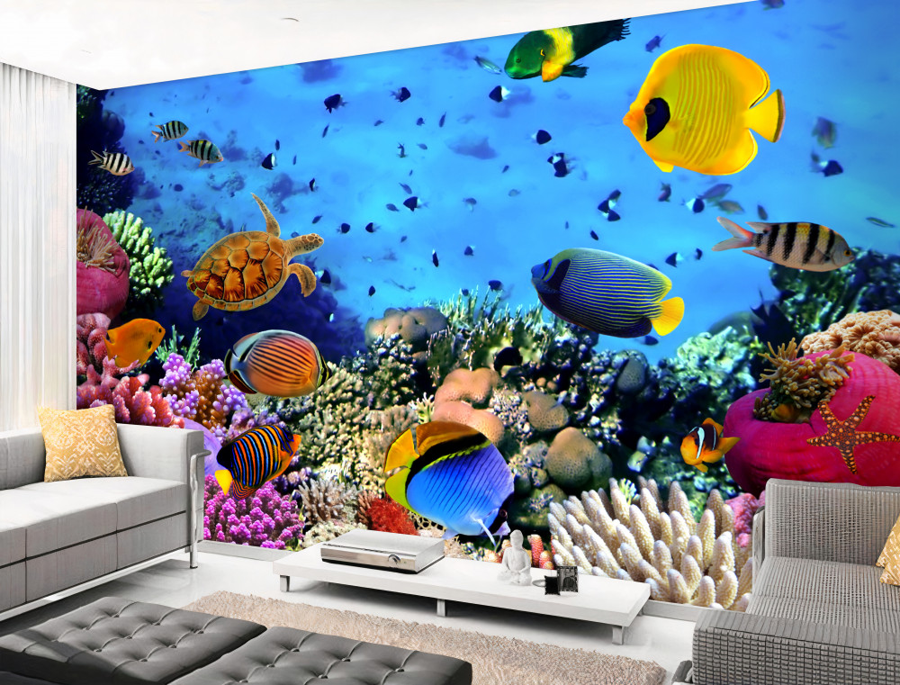 Fototapeta podwodny świat na dnie morza