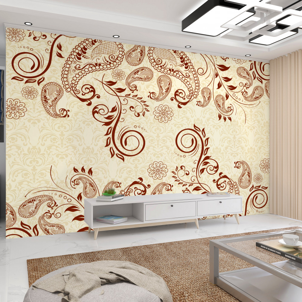 Fototapeta indyjskie brązowe mehendi