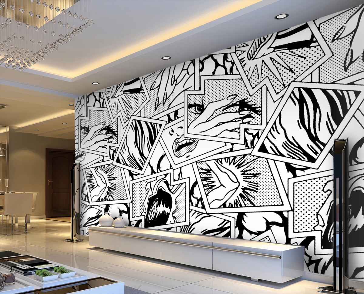 Fototapeta Strona z komiksem