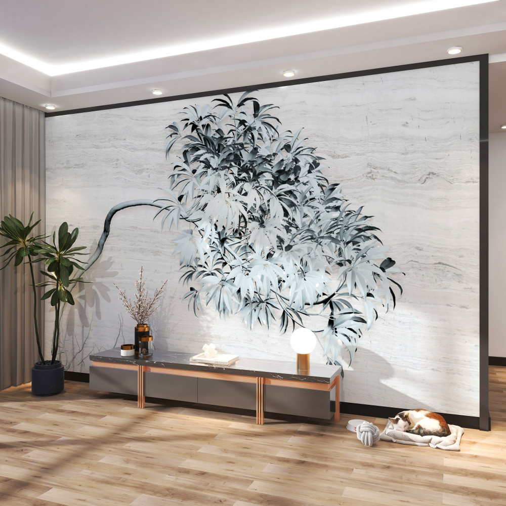 Fototapeta samotne drzewo na wietrze