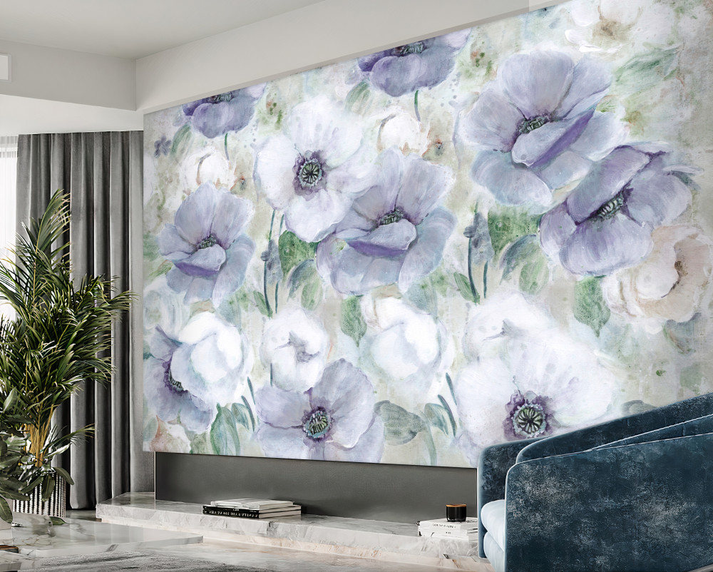 Fototapeta duże otwarte maki