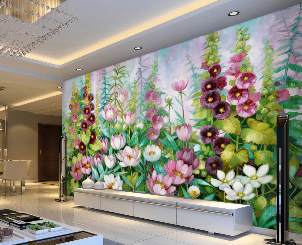 Fototapeta świat kwiecistego lasu