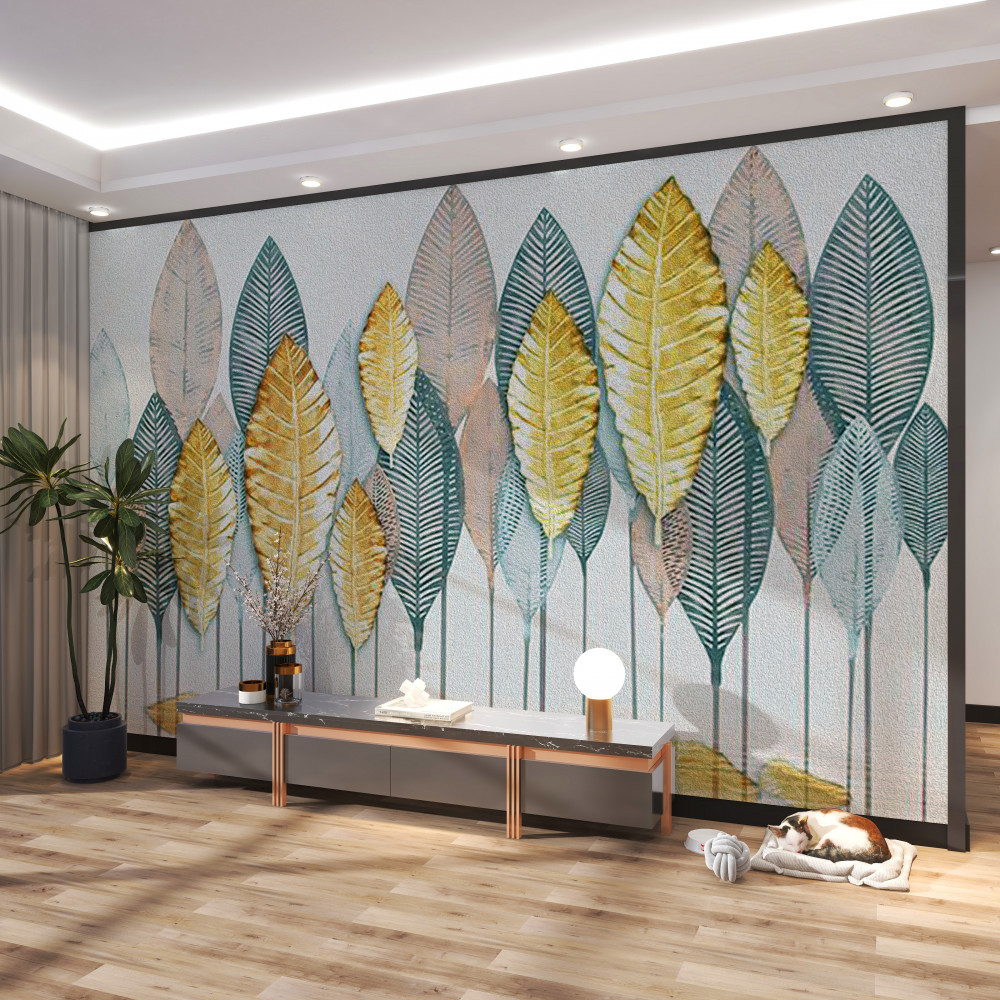 Fototapeta abstrakcyjny jesienny las