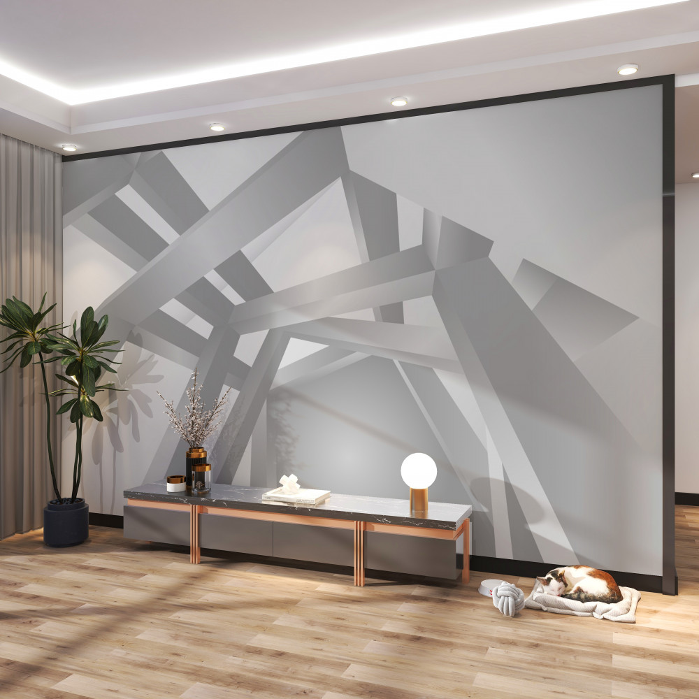 Fototapeta geometryczny korytarz światła